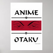 Anime Bad Eyes Poster (Voorkant)