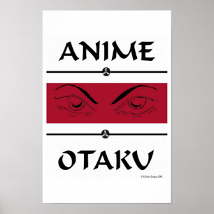 Anime Bad Eyes Poster