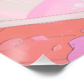 Anime Badkamer Esthetische Art Print Perfect Poster (Hoek)