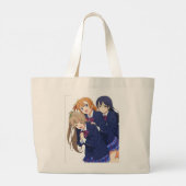 Anime bag grote tote bag (Achterkant)