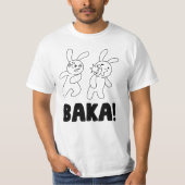 Anime Baka Rabbit Slap Japans T-shirt (Voorkant)
