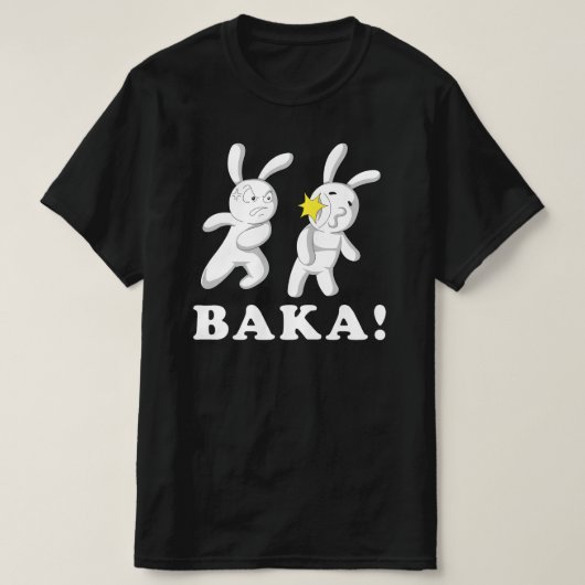 Anime Baka Rabbit Slap Japans T-shirt (Design voorkant)