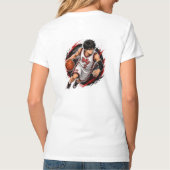 Anime Basketbal T-shirt (Achterkant)