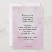 Anime Bat Girl Gothic Fantasy Sweet 16 Birthday Kaart (Achterkant)