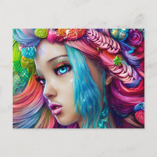 Anime Beatiful Baby Skin Goddess Graphic Briefkaart