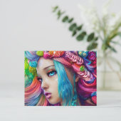 Anime Beatiful Baby Skin Goddess Graphic Briefkaart (Staand voorkant)