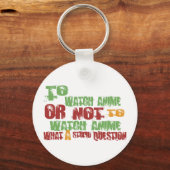 Anime bekijken sleutelhanger (Voorkant)