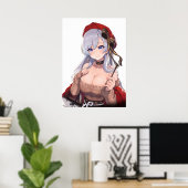 Anime Beret Hottie Poster (Thuiskantoor)
