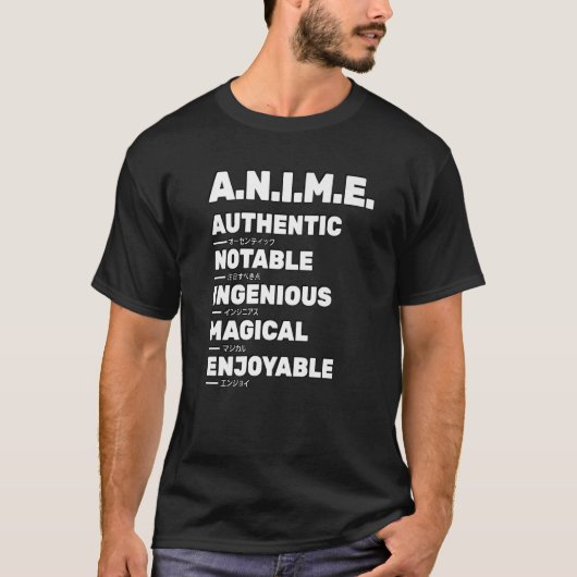 Anime Betekenis Authenthic Notable Ingenous Magica T-shirt (Voorkant)