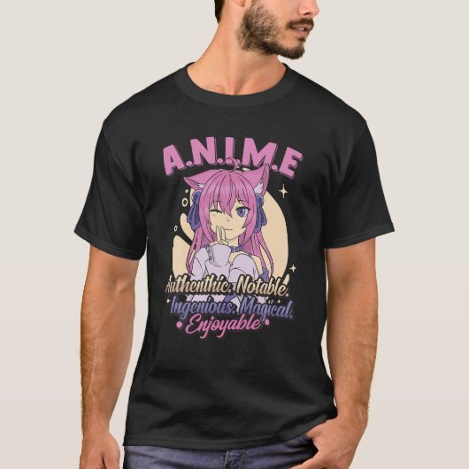 Anime Betekenis Authenthic Notable Ingenous Magica T-shirt (Voorkant)