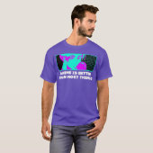 Anime Betterhan Mosthings Japanese Anime Lover gif T-shirt (Voorkant volledig)