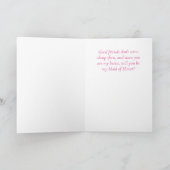 Anime Big Eyed Bridesmaid Invitation (Binnen)