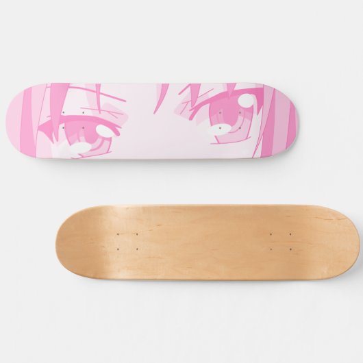 Anime Big Eyes Skateboard Deck (Horizontaal)