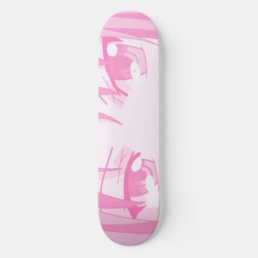 Anime Big Eyes Skateboard Deck (Voorkant)
