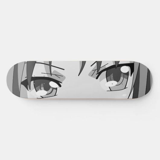 Anime Big Eyes Skateboard Deck (Horizontaal)