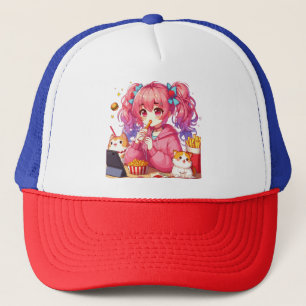 Anime Bliss: Meisje, Aardappelen en Huisdier Trucker Pet
