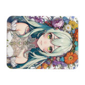 Anime bloem magneet (Horizontaal)
