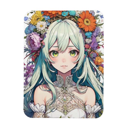 Anime bloem magneet (Verticaal)