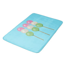 Anime Blue Pastel Dango Bath Mat