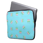 Anime Blue Pastel Dango Electronics Bag Laptop Sleeve (Voorkant Links)