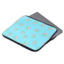 Anime Blue Pastel Dango Electronics Bag Laptop Sleeve
