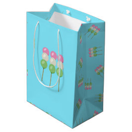 Anime Blue Pastel Dango Gift Bag Medium Cadeauzakje