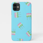 Anime Blue Pastel Dango iPhone / iPad case (Achterkant)