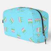 Anime Blue Pastel Dango Print Cut Sew Bag Toilettasje (Rechterhoek)