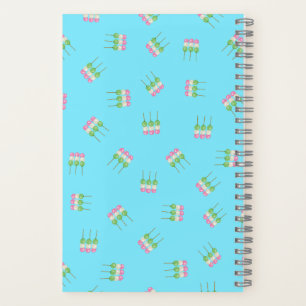 Anime Blue Pastel Dango Spiral Notitieboek