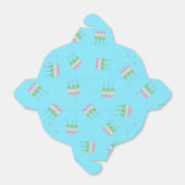 Anime Blue Pastel Dango Takeout Favoriete Box Bedankdoosjes (Uitgevouwen)