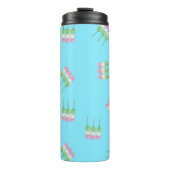 Anime Blue Pastel Dango Thermal Tumbler Thermosbeker (Voorkant)