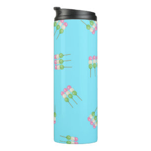 Anime Blue Pastel Dango Thermal Tumbler Thermosbeker