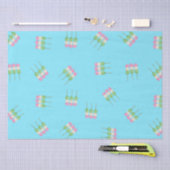 Anime Blue Pastel Dango Tissue Paper Tissuepapier (Craft)