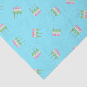 Anime Blue Pastel Dango Tissuepapier (Detail)