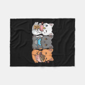 Anime Boba Tea Bubble Tea Gaming Gamer Ramen Cat Fleece Deken (Voorkant (Horizontaal))