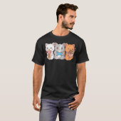 Anime Boba Tea Bubble Tea Gaming Gamer Ramen Cat T-shirt (Voorkant volledig)