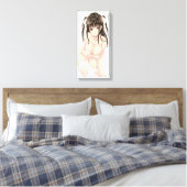 Anime Boobs "Innocent" SingleZ Canvas Prints (Insitu (Slaapkamer))