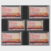 Anime Books Wrapping Paper Cadeaupapier (Vlak)