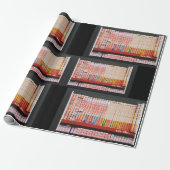 Anime Books Wrapping Paper Cadeaupapier (Uitgerold)