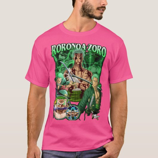 Anime Bootleg - Zoro T-shirt (Voorkant)