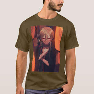 Anime Boy Aesthetic Japans Samurai Otaku (2) T-shirt