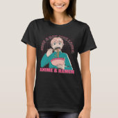 Anime Boy Eating Ramen T-shirt (Voorkant)