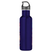 Anime Boy en Dragon in een dystopische wereld Waterfles (Achterkant)