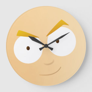 Anime Boy Face - Grote Klok