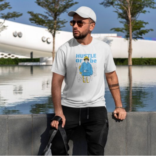 Anime Boy in Casual Hoodie T-shirt