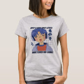 Anime Boy met hoofdtelefoon T-shirt (Voorkant)