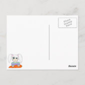 Anime Bunny Rabbit Boy met wortel Briefkaart (Achterkant)
