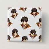 ANIME-BUTTON VIERKANTE BUTTON 5,1 CM (Voorkant)