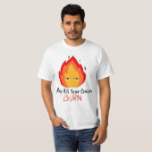 Anime Calcifer schattig T-shirt (Voorkant volledig)