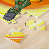 Anime Camo Robot Legpuzzel (Zijkant)